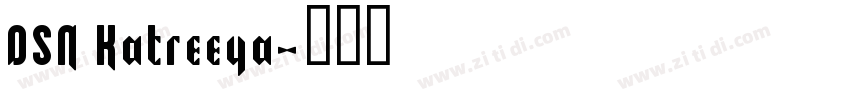 DSN Katreeya字体转换